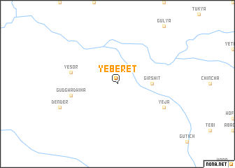 map of Yeberet