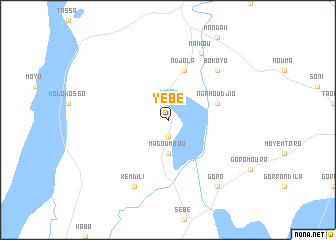 map of Yébé