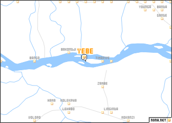 map of Yebe