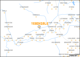 map of Yebokgale