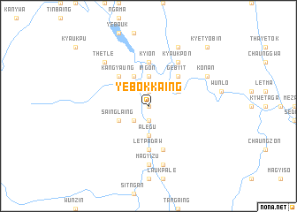 map of Yebôkkaing