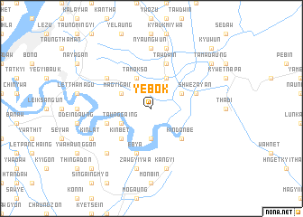 map of Yebok