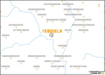 map of Yébouéla