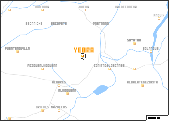 map of Yebra