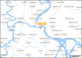 map of Yebuwa