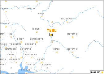 map of Yebu