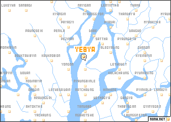 map of Yebya