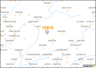 map of Yebya