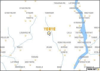 map of Yebye