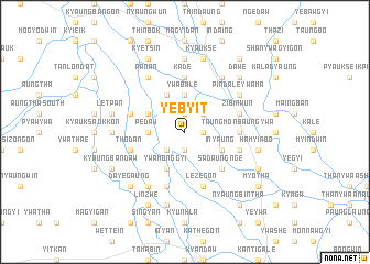 map of Yebyit