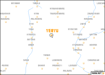 map of Yebyu