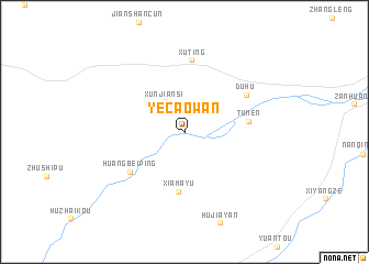 map of Yecaowan