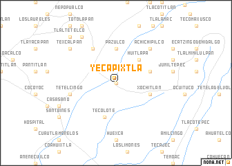 map of Yecapixtla