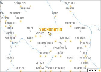 map of Yechanbyin