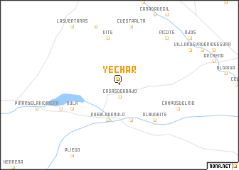 map of Yéchar