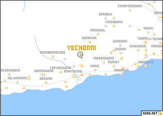 map of Yech\