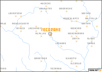 map of Yecorame