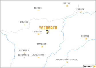 map of Yecorato