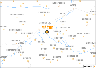 map of Yecun