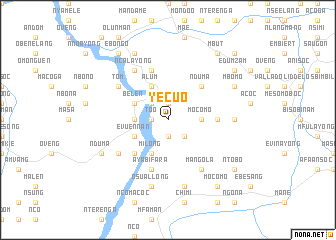 map of Yecuo