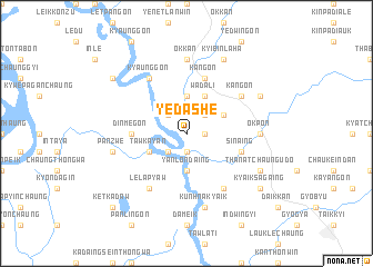 map of Yedashe