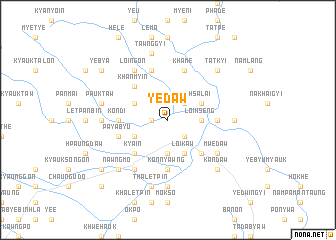 map of Yedaw