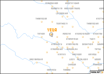 map of Yeda