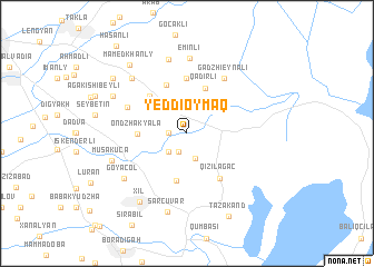 map of Yeddioymaq