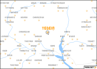 map of Yèdein