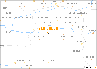 map of Yedibölük