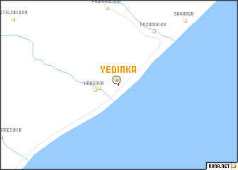 map of Yedinka