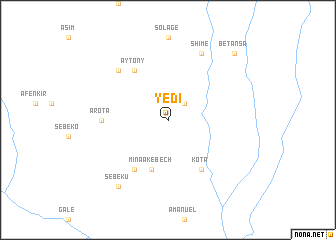 map of Yedī