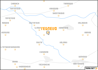 map of Yednevo