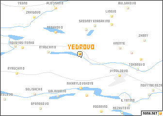 map of Yedrovo