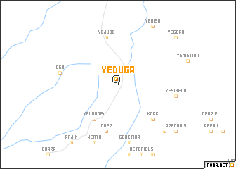 map of Yeduga