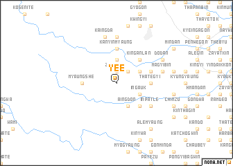 map of Ye-e