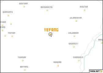 map of Yefang