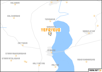 map of Yefayevo
