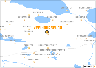 map of Yefimova-Sel\