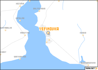 map of Yefimovka