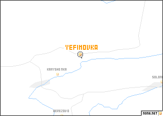 map of Yefimovka