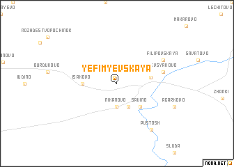 map of Yefim\