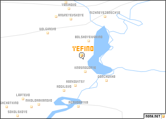 map of Yefino