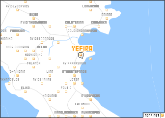 map of Yéfira