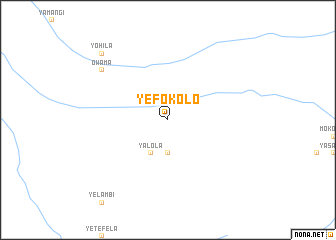 map of Yefokolo