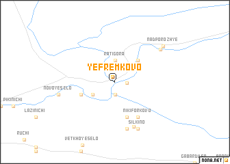 map of Yefremkovo