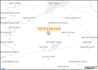 map of Yefremovka