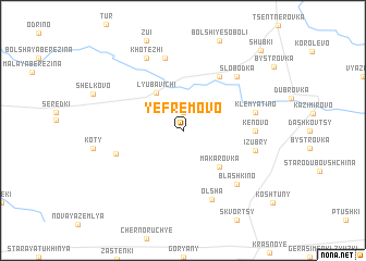 map of Yefremovo