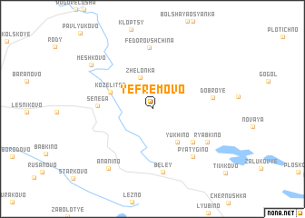 map of Yefremovo