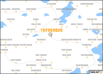 map of Yefremovo